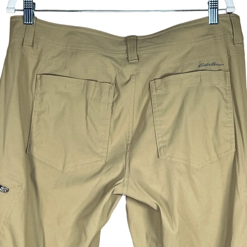 Eddie Bauer First Ascent Men’s Dark Tan Nylon Blend Pants 35 X 32 EUC - Picture 5 of 14